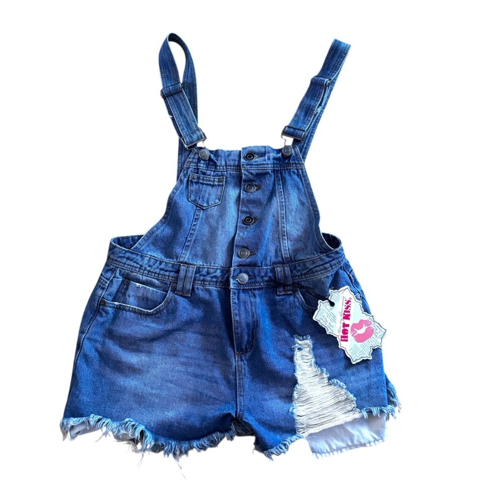 Hot Kiss Overall Shorts Size 8
